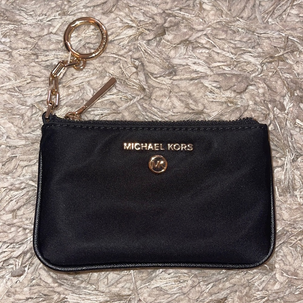 Michael Kors Gabardine Nylon Key/Card Holder